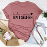 Organic T-shirt "Take care of yourself": Ethical fashion & comfort