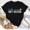 Organic T-shirt "Take care of yourself": Ethical fashion & comfort