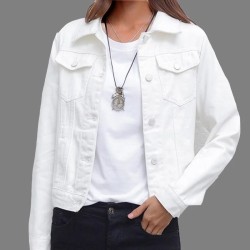 Blouson en jean femme, denim, mode, tendance, veste courte