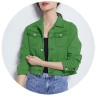 Women's denim jacket, denim, fashion, trend, cropped jacket, casual