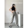 Women's clothing: grey jeans, high waist, 90s