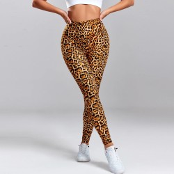 Leopard Print Push-up Leggings: Unleash Your Wild Side