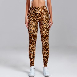 Leopard Print Push-up Leggings: Unleash Your Wild Side