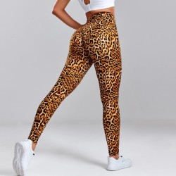 Leopard Print Push-up Leggings: Unleash Your Wild Side