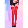 Revolutionize your look with these nylon suspender stockings, a punk rock staple.