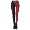 Leggings Noir & Rouge : Gothique & Athlétique