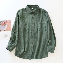 Camisa Oversize de Algodón Orgánico Retro: Estilo Vintage Reinventado