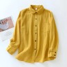 Oversized Organic Cotton Retro Shirt: Reinvented Vintage Chic