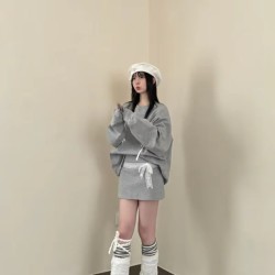 Korean Two-Piece Set: Comfort & Style