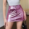 Metallic Mini Skirt: Shine Bright