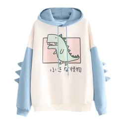 Kawaii Dinosaur Hoodie: Korean Fashion, Comfort & Style