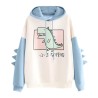 Kawaii Dinosaur Hoodie: Korean Fashion, Comfort & Style