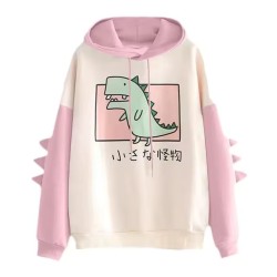 Sudadera Dinosaurio Kawaii: Moda Coreana, Comodidad & Estilo