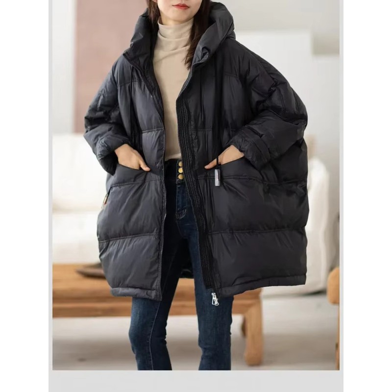 piumino da donna, piumino lungo, piumino caldo, piumino d'anatra, giacca invernale, cappotto invernale, parka, oversize,