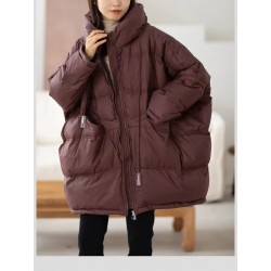 Oversized Down Jacket: Duck Down, Warm & Trendy