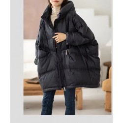 Oversized Down Jacket: Duck Down, Warm & Trendy