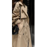 Women's Vintage Trench Coat: French Elegance