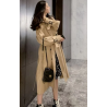 Women's Vintage Trench Coat: French Elegance