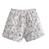 Oversized Vintage Floral Shorts: Rock Trend