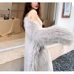 Faux Fur Coat - Korean Style