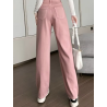 High-waisted sculpting skinny jeans - Dusty pink - English style