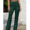 plaid pants, vintage, high waist, wide, grunge, streetwear, fall, winter, women's fashion, casual, blue, green