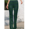 Pantalon Carreaux bleu et vert Vintage - Taille Haute - Grunge