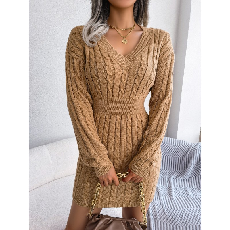 Robe Pull Torsadée : Chic et Confort