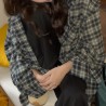 Oversized Grunge Plaid Shirt: Retro Style & Comfort