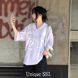 T-shirt oversize patchwork grunge Y2K | Mode femme