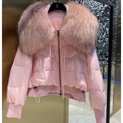 Parka piuma d'oca, calda, elegante, inverno, donna