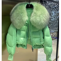 Parka invernale in piumino, caldo ed elegante