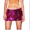 Sequin mini skirt, party, glam, low waist