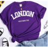 t-shirt da donna, Londra, vintage, streetwear, hipster, cotone, poliestere, modal, stampato, regalo, moda, trendy, casual