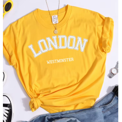 Camiseta Londres, vintage, Westminster, Big Ben, moda mujer