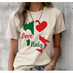 Camiseta, mujer, verano, Italia, moda, dolce vita,