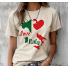 T-shirt, femme, été, Italie, mode, dolce vita,