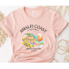 women's t-shirt, amalfi coast, italy, dolce vita, print, summer, beach, holiday, fashion, trend, gift, souvenir, mediterranean,