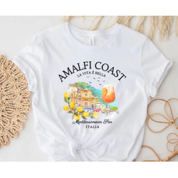 Escapada a la Costa Amalfitana: Camiseta estilo italiano