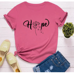 T-shirt Hope Flots: Poesia e dolcezza