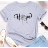 T-shirt Hope Flots: Poesia e dolcezza