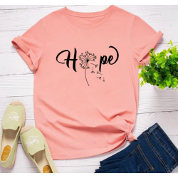 T-shirt Hope Flots: Poesia e dolcezza