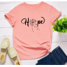 T-shirt Hope Flots: Poesia e dolcezza