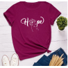 T-shirt Hope Flots: Poesia e dolcezza