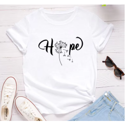 T-shirt Hope Flots: Poesia e dolcezza