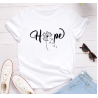 T-shirt Hope Flots: Poesia e dolcezza